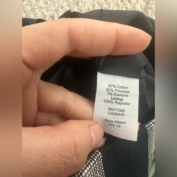 J.Crew Black and Gray Knee-Length Pencil Skirt size 2P - Picture 5 of 7